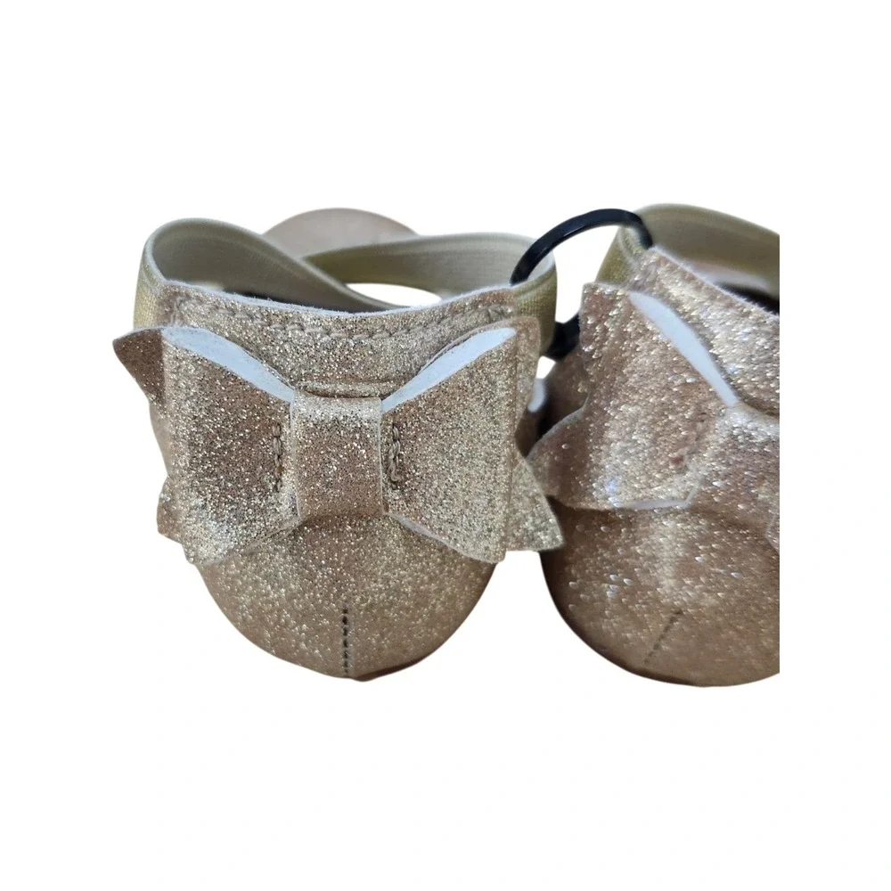 Bear Co Toddler Size 3 Color Change‎ Gold Silver Smooth Glitter Ballet Flat